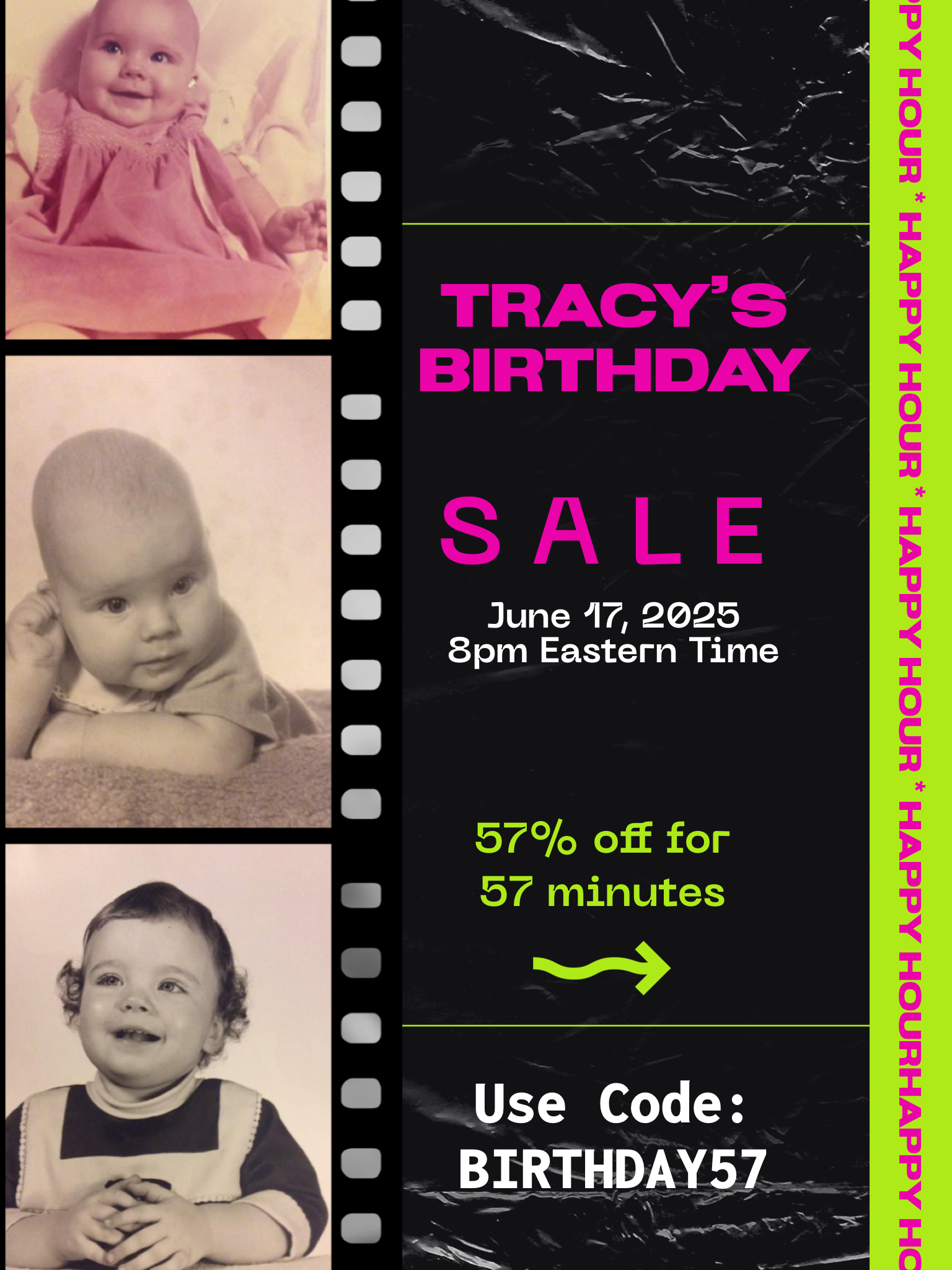 Tracy's Birthday Sale!!