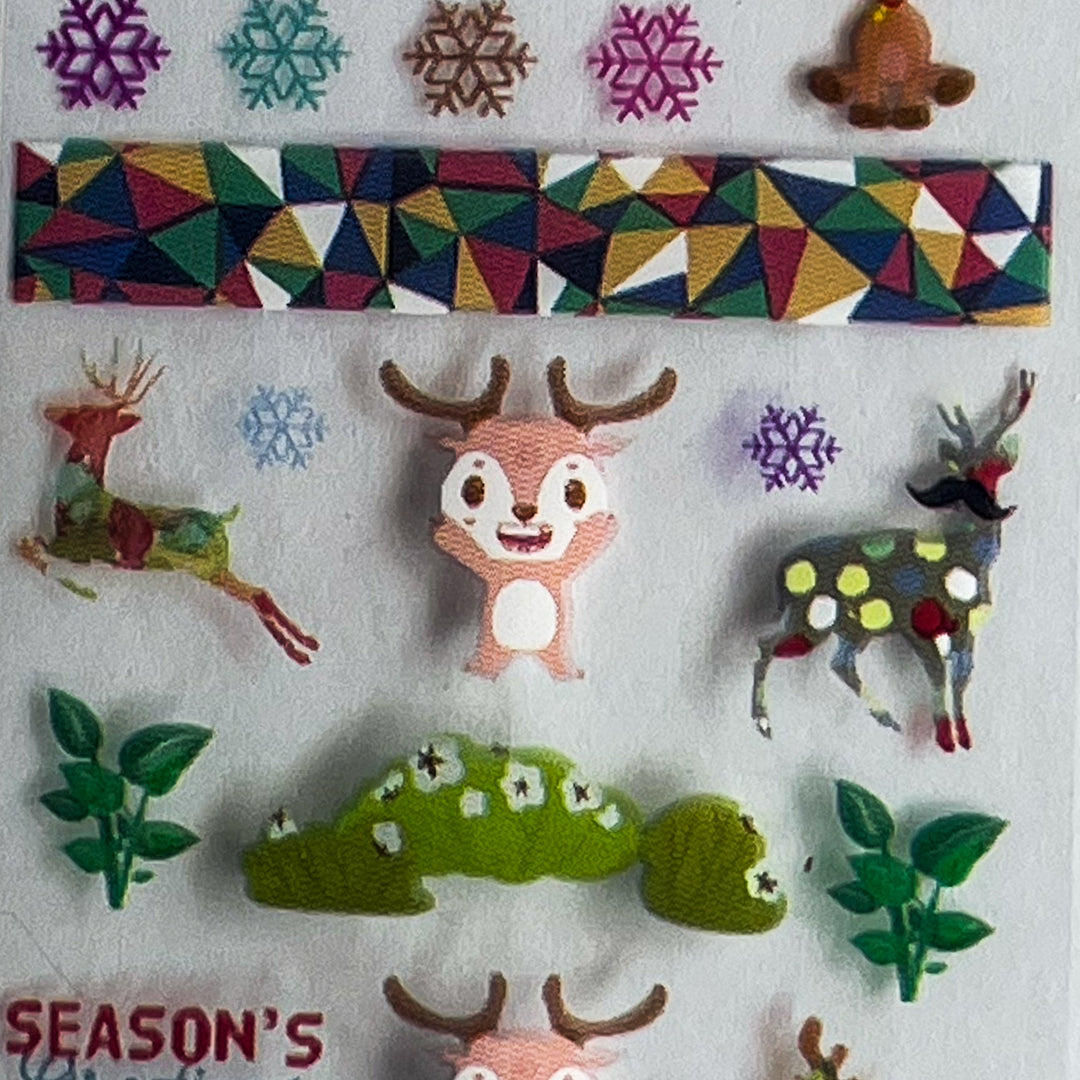 "03-03 Rudolph and Friends" -- Nail Transfer Foil