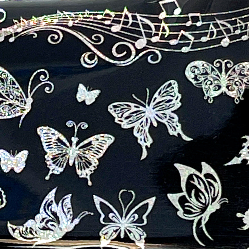 MM - "44-02 Flutter By Holo" - - Nail Transfer Foil
