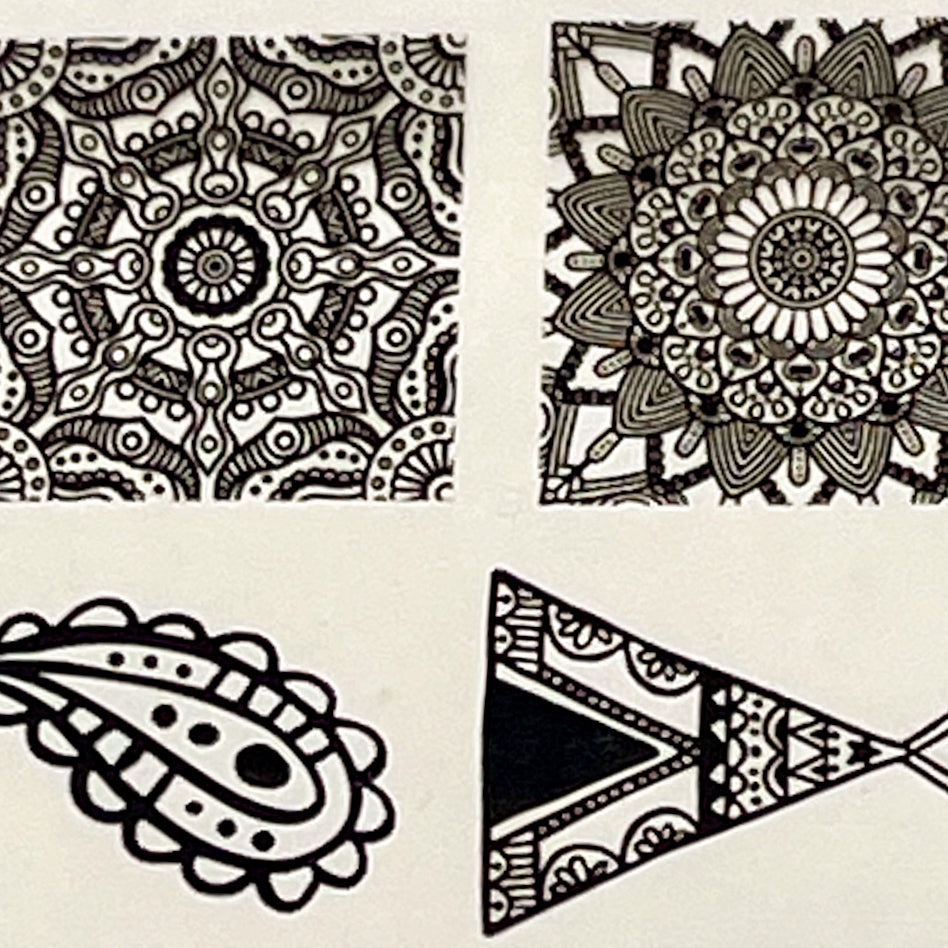 43-07 Peace of Mind Black -- Nail Transfer Foil