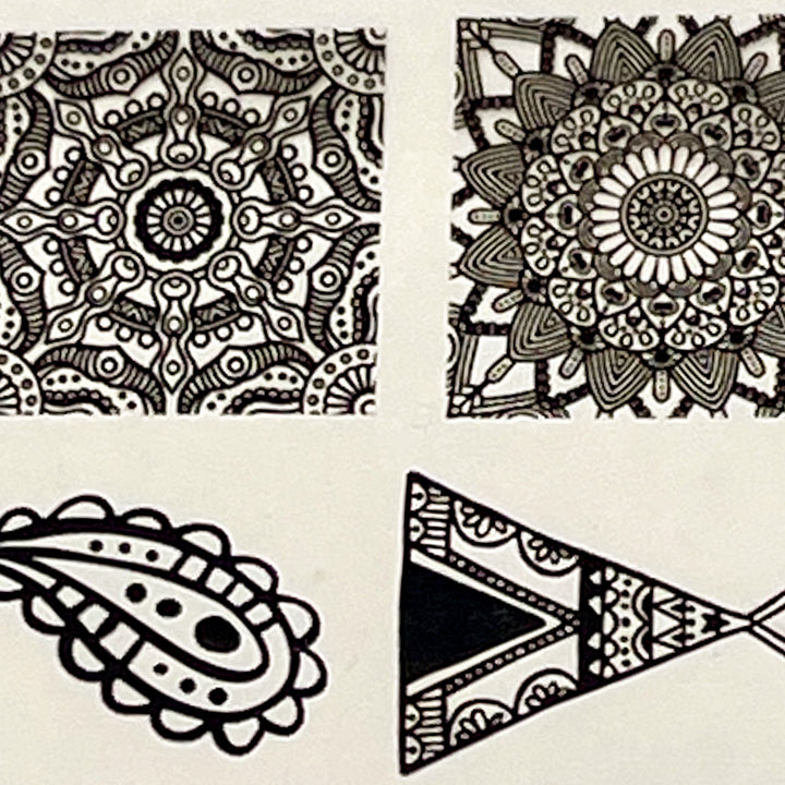 43-07 Peace of Mind Black -- Nail Transfer Foil