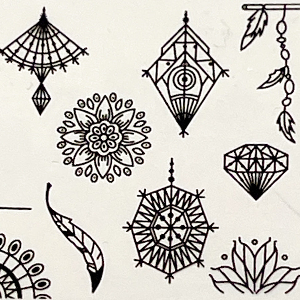 MM - "43-02 Geometric Dreams" - - Nail Transfer Foil
