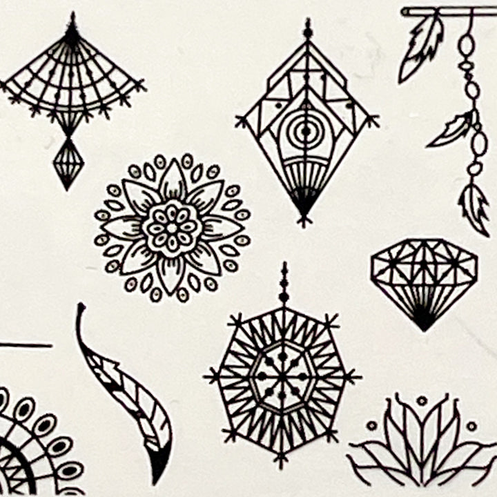 MM - "43-02 Geometric Dreams" - - Nail Transfer Foil
