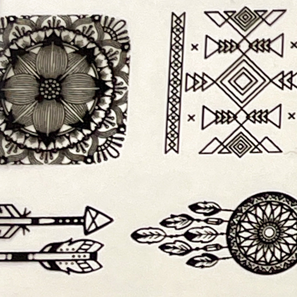 43-07 Peace of Mind Black -- Nail Transfer Foil