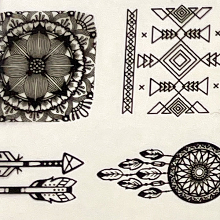 43-07 Peace of Mind Black -- Nail Transfer Foil