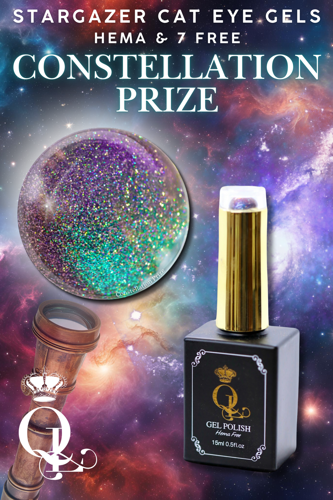 Constellation Prize -- Stargazer HEMA-Free Cat Eye Gel