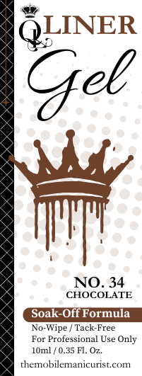 No. 34 Chocolate  - QL Liner Gel