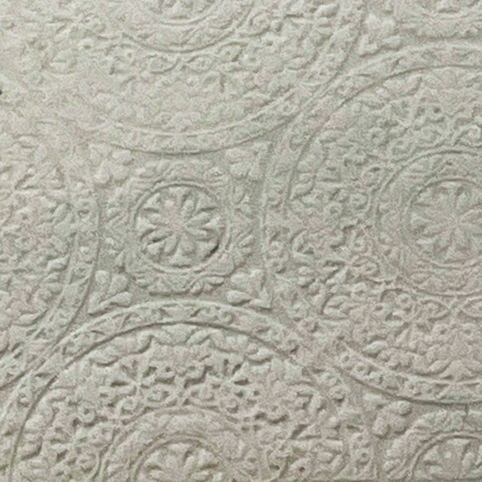 42-08 White Mandala Medallion -- Nail Transfer Foil