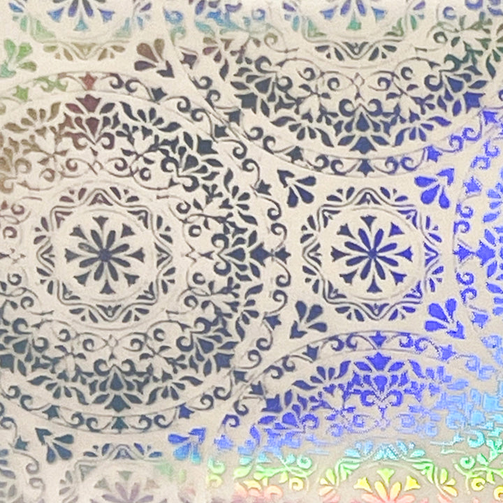 42-07 Holo Mandala Medallion -- Nail Transfer Foil