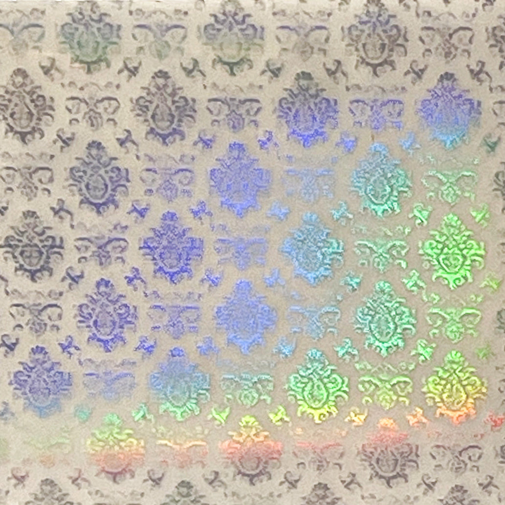 MM "42-02 Holo Ladybug Lace" -- Nail Transfer Foil