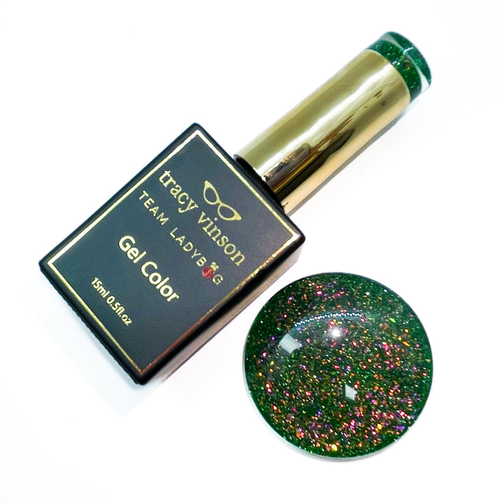 "Castleton" -- Frosted Fireworks Gel Polish