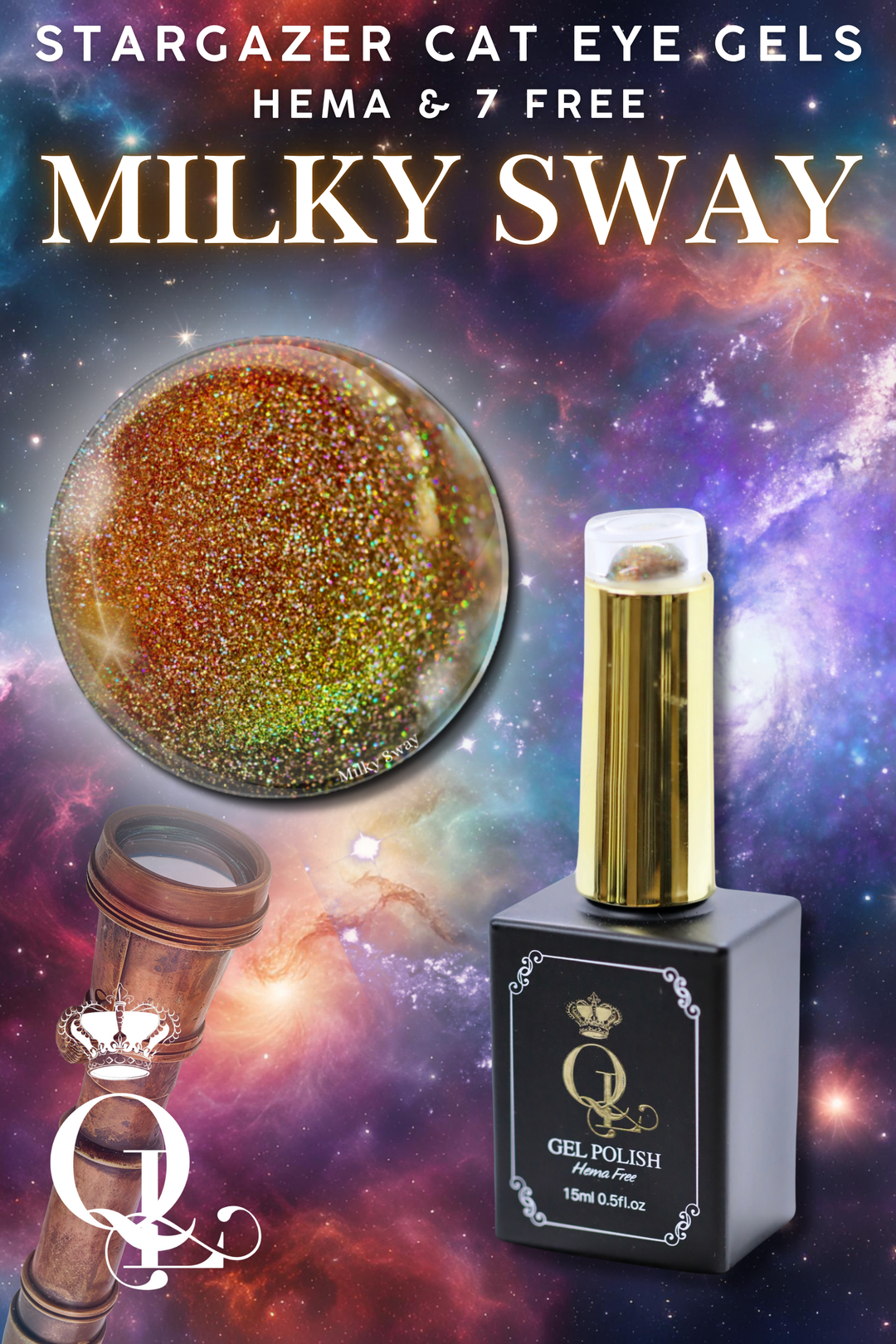 Milky Sway -- Stargazer HEMA-Free Cat Eye Gel