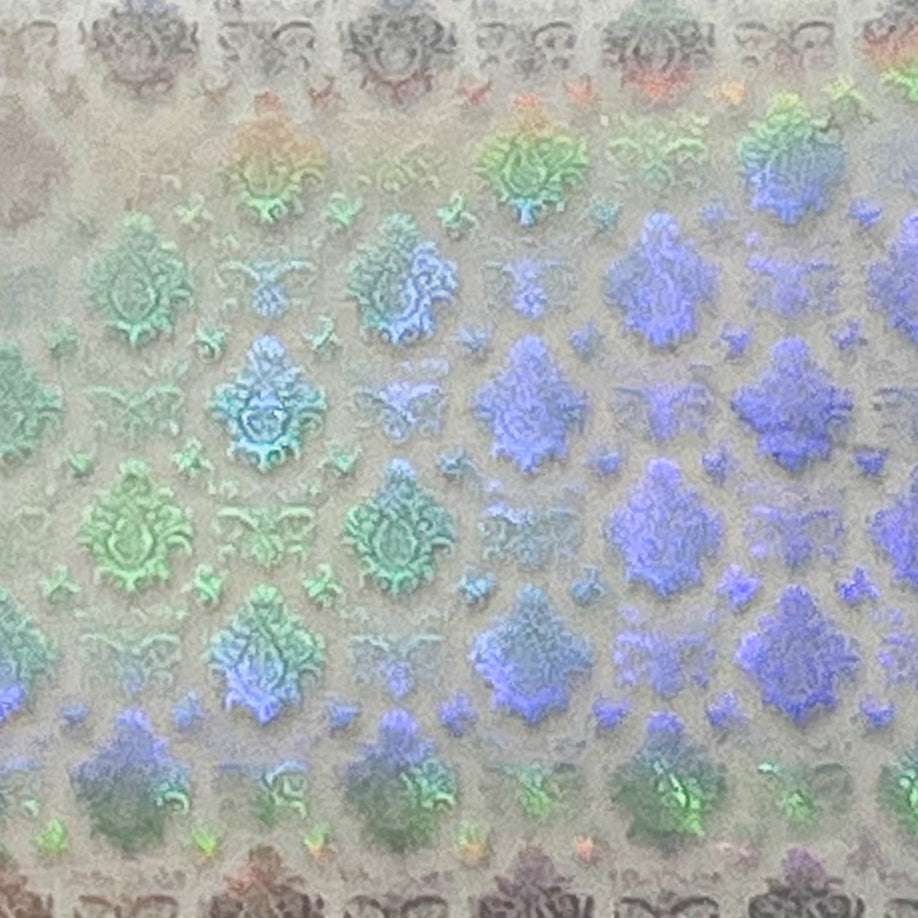 MM "42-02 Holo Ladybug Lace" -- Nail Transfer Foil