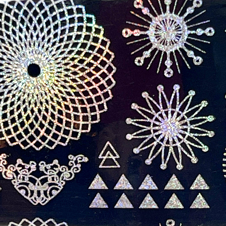 MM - "44-09 Fractal Fusion" - - Nail Transfer Foil