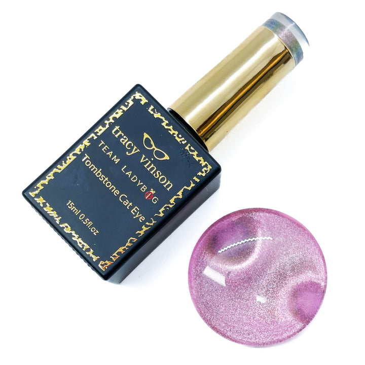 Tombstone Cat Eye Gel: Funeral Flowers