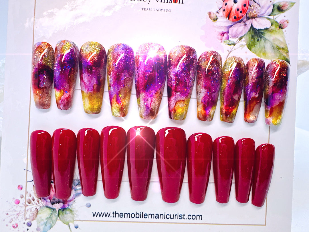 Kaleidoscope Press On Nails