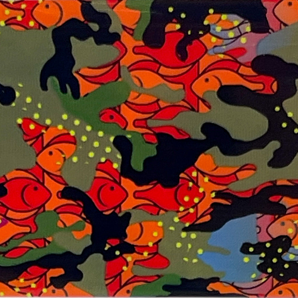 MM - "55-01 Fish in Hiding" - - Nail Transfer Foil