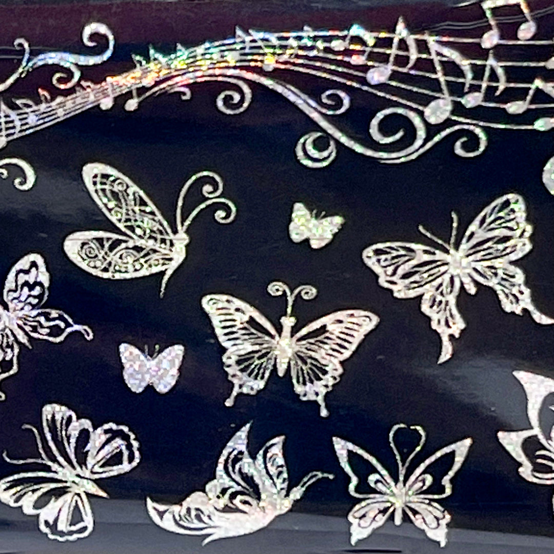 MM - "44-02 Flutter By Holo" - - Nail Transfer Foil