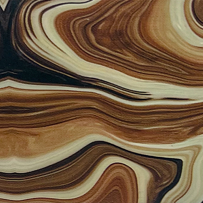 10-09 Waves of Chocolate -- Nail Transfer Foil