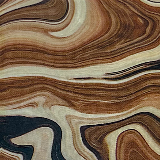 10-09 Waves of Chocolate -- Nail Transfer Foil