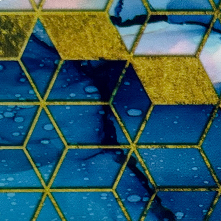 12-09 Geometric Glam -- Nail Transfer Foil