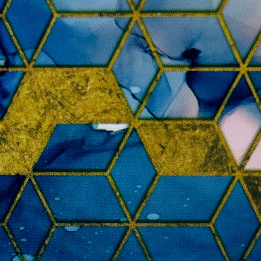 12-09 Geometric Glam -- Nail Transfer Foil