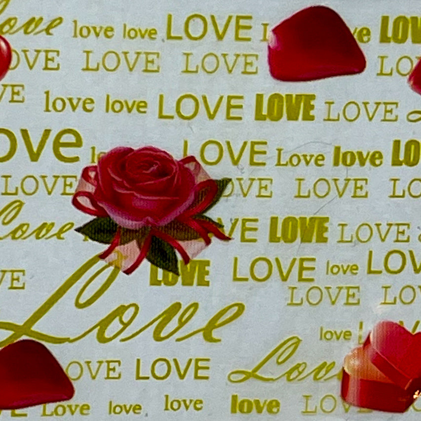 MM - "38-10 Love & Roses" -- Nail Transfer Foil