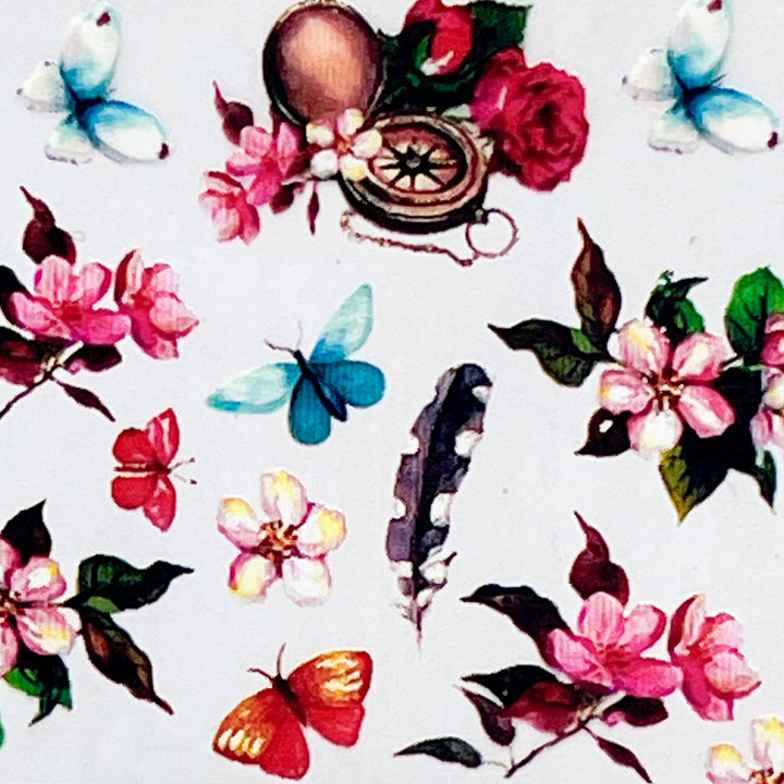 MM - "34-03 Barefoot Beach" -- Nail Transfer Foil