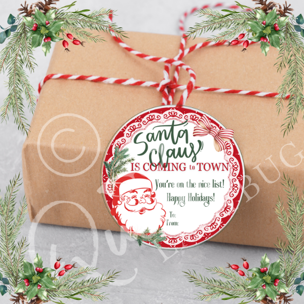 Christmas Gift Tags -- DIGITAL DOWNLOAD