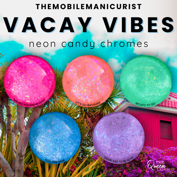 "Grape Day to Be Alive" -- Vacay Vibes Neon Candy Chrome