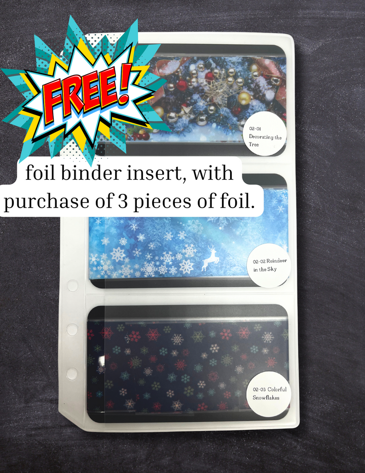"02-10 All Wrapped Up" -- Nail Transfer Foil