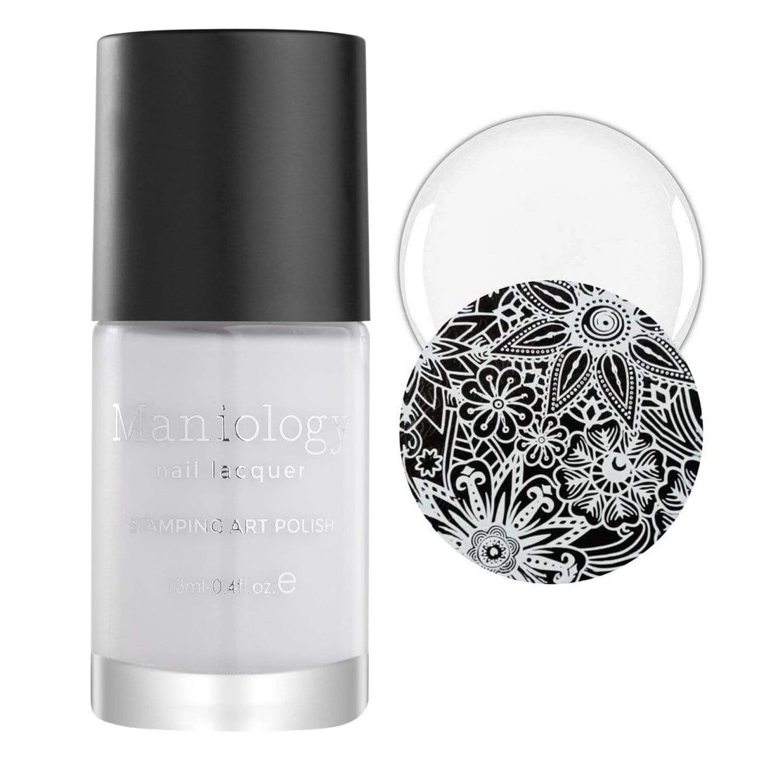 White Stamping Polish--Maniology