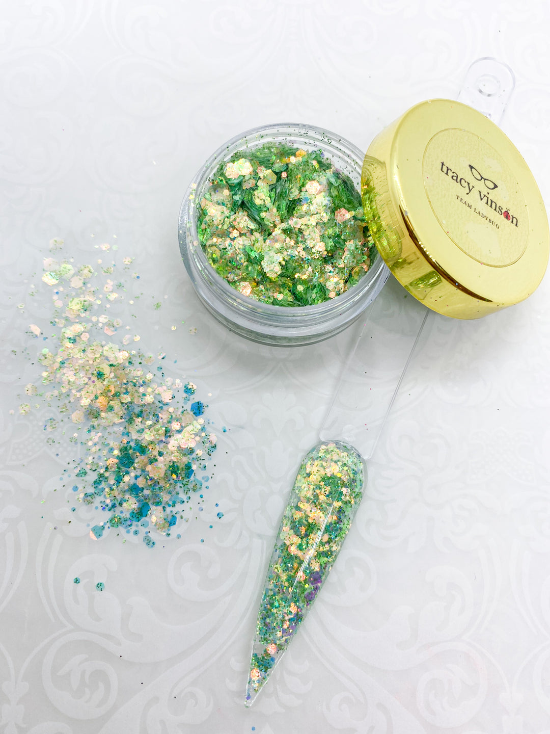 MM - Premium Diamond Ice Glitters -- Peridot