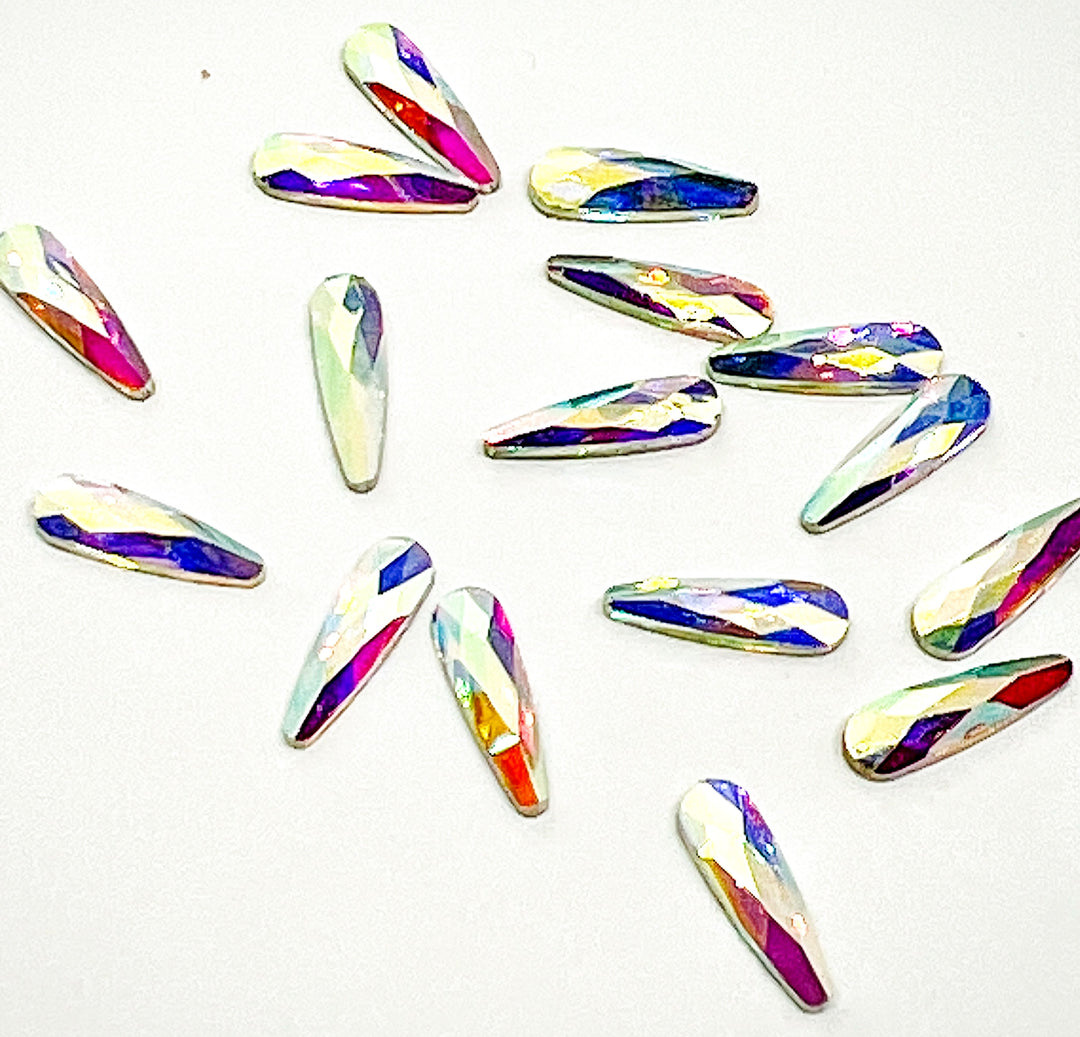 MM - Mermaid Teardrop Stones -- Crystalline
