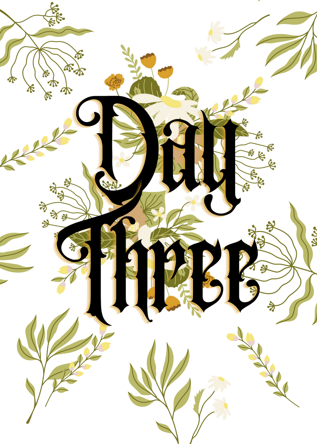 Day Three - Finery, Frippery, & Favours