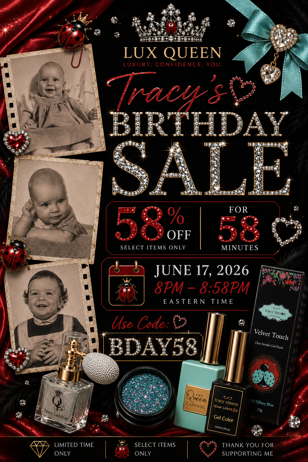 Tracy's Birthday Sale!!