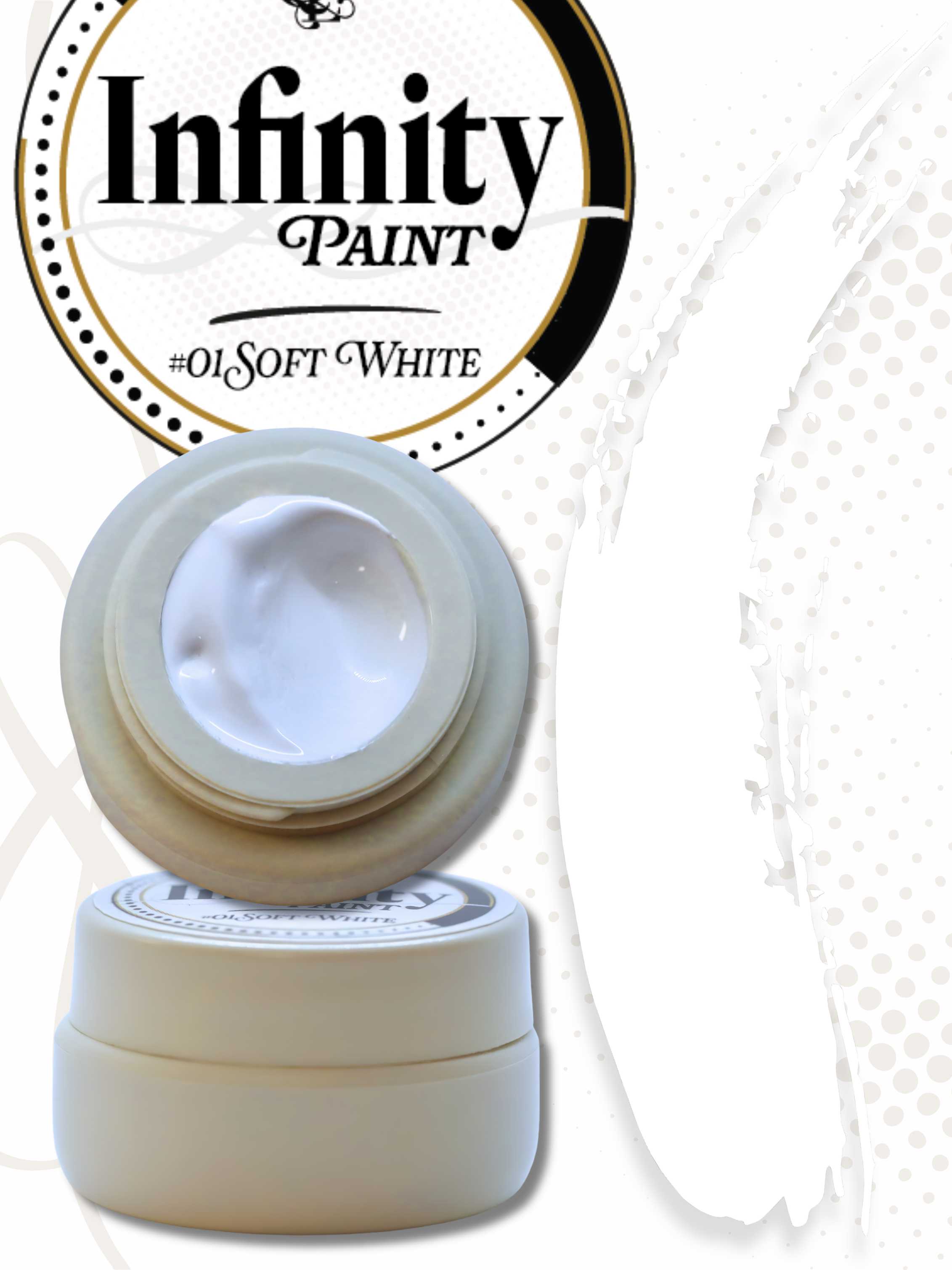 #01 White Infinity Gel Paint