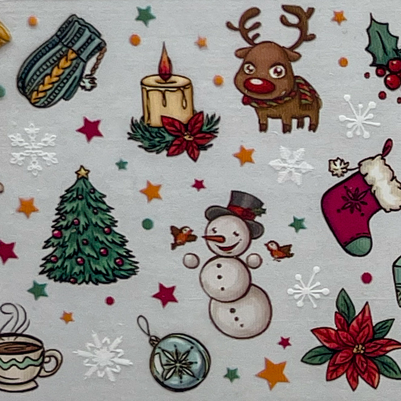 03-02 Seasons Greetings -- Nail Transfer Foil