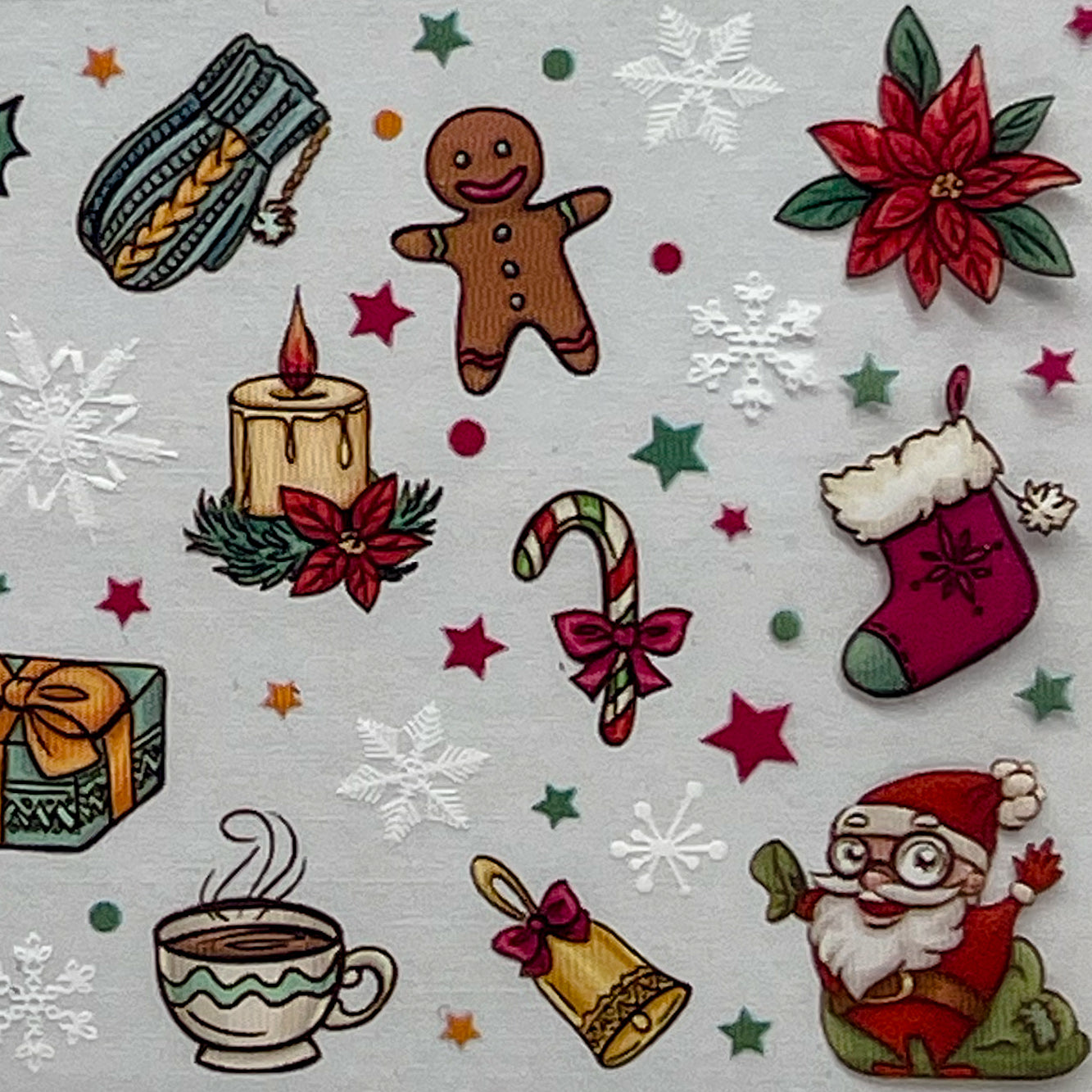 03-02 Seasons Greetings -- Nail Transfer Foil