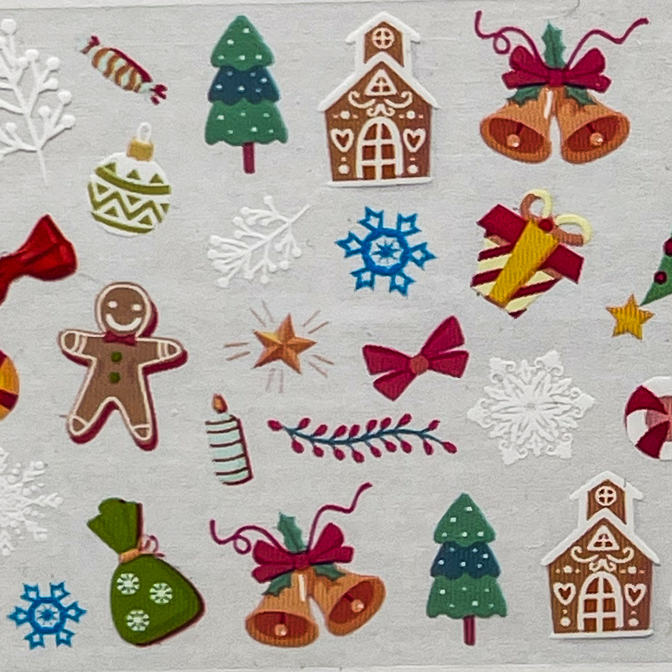 03-08 Gingerbread House -- Nail Transfer Foil