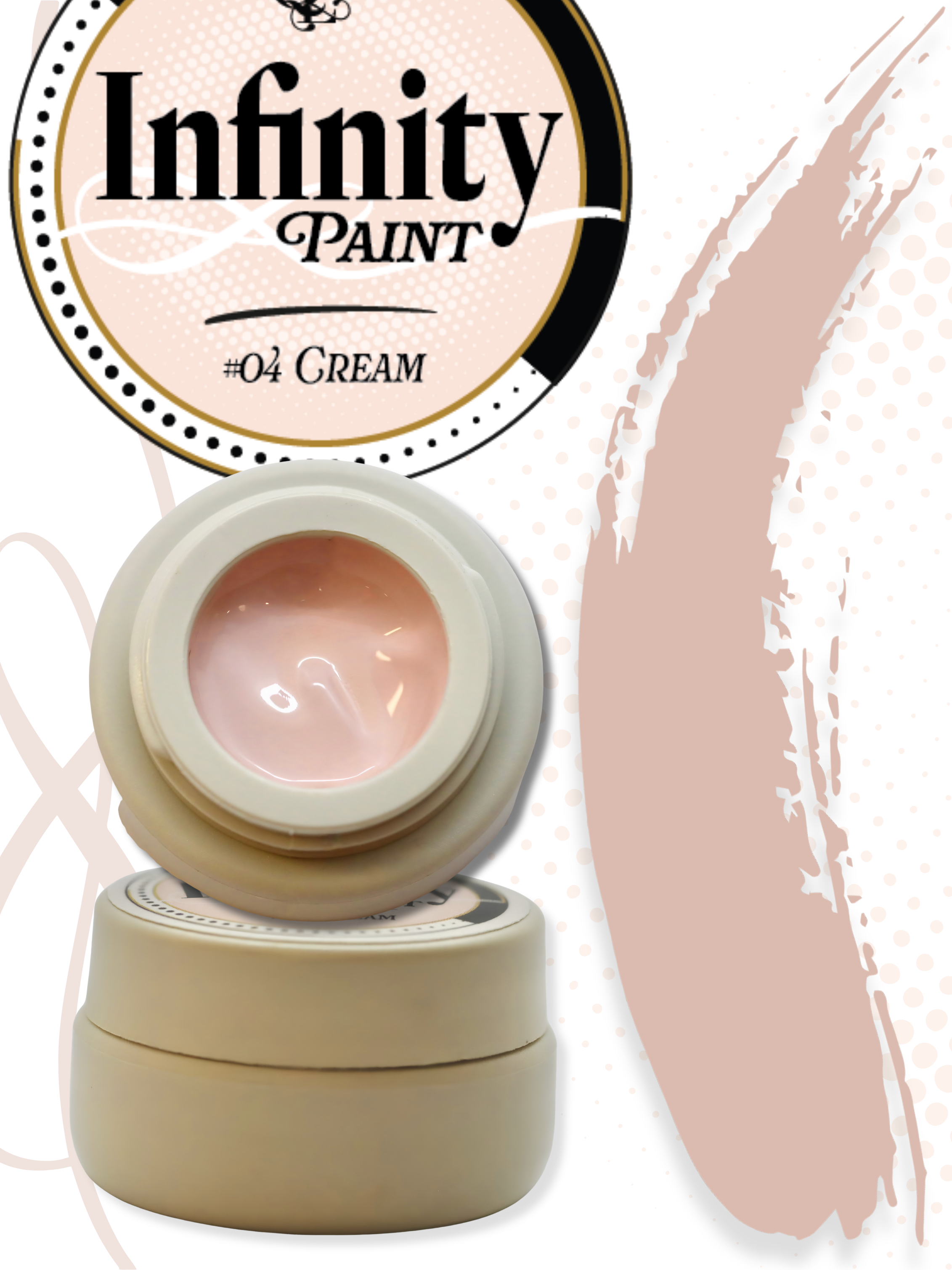 #04 Cream Infinity Gel Paint