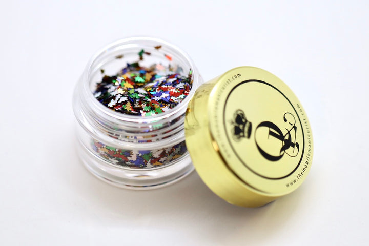 “Multicolor Trees" - Christmas Glitter