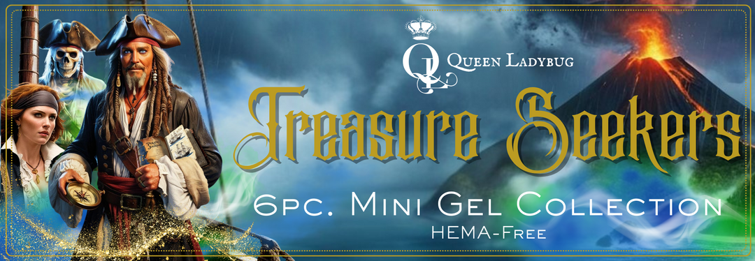 Treasure Seekers -- LIMITED EDITION (6pcs.) HEMA-Free Mini Glass Cat Eye Gel Collection