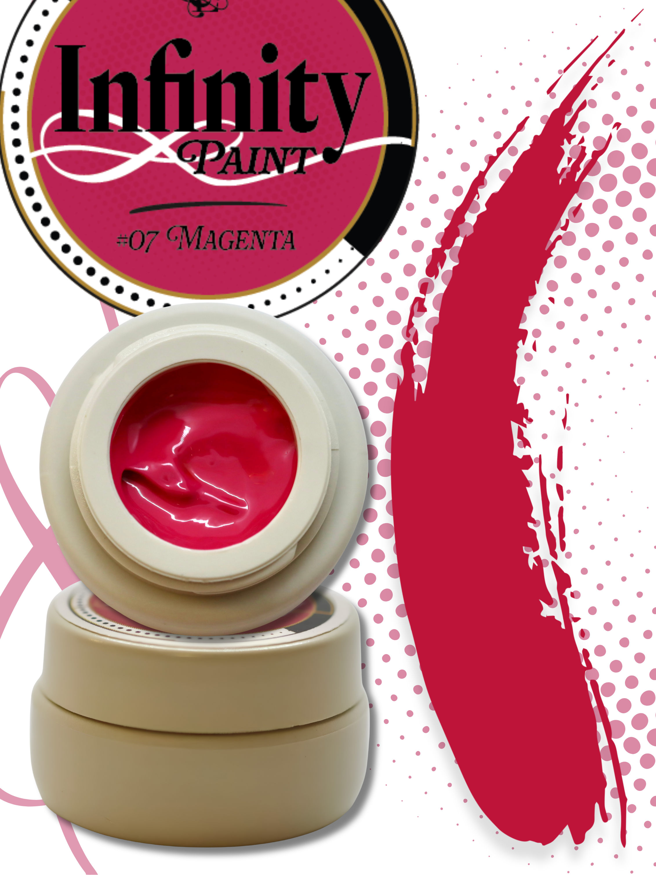 #07 Magenta Infinity Gel Paint
