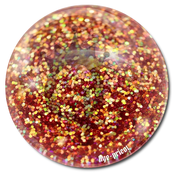 “Aye-pricot" - X Marks the Sparkle Glitter