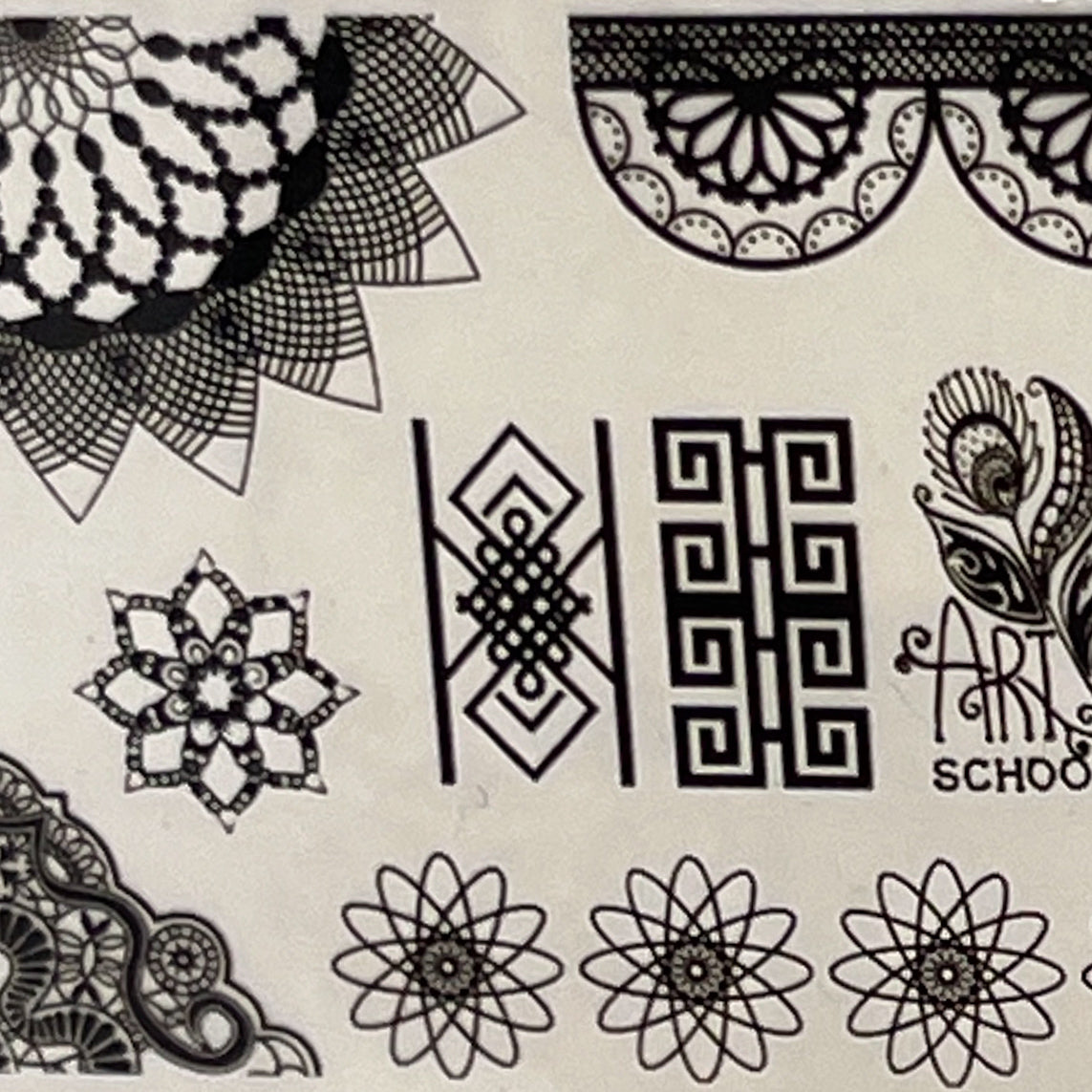 MM - "43-05 Boho Mandala" - - Nail Transfer Foil