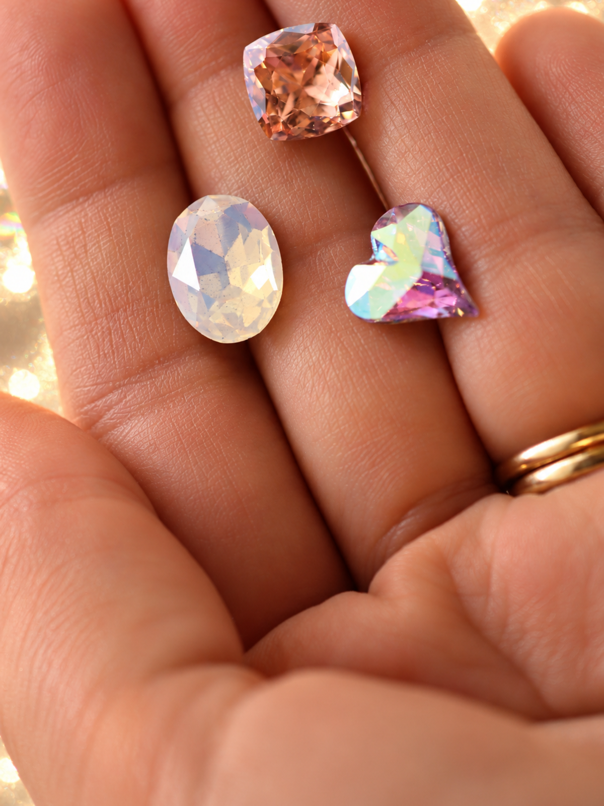 100pc Lg Chunky Mix Crystal