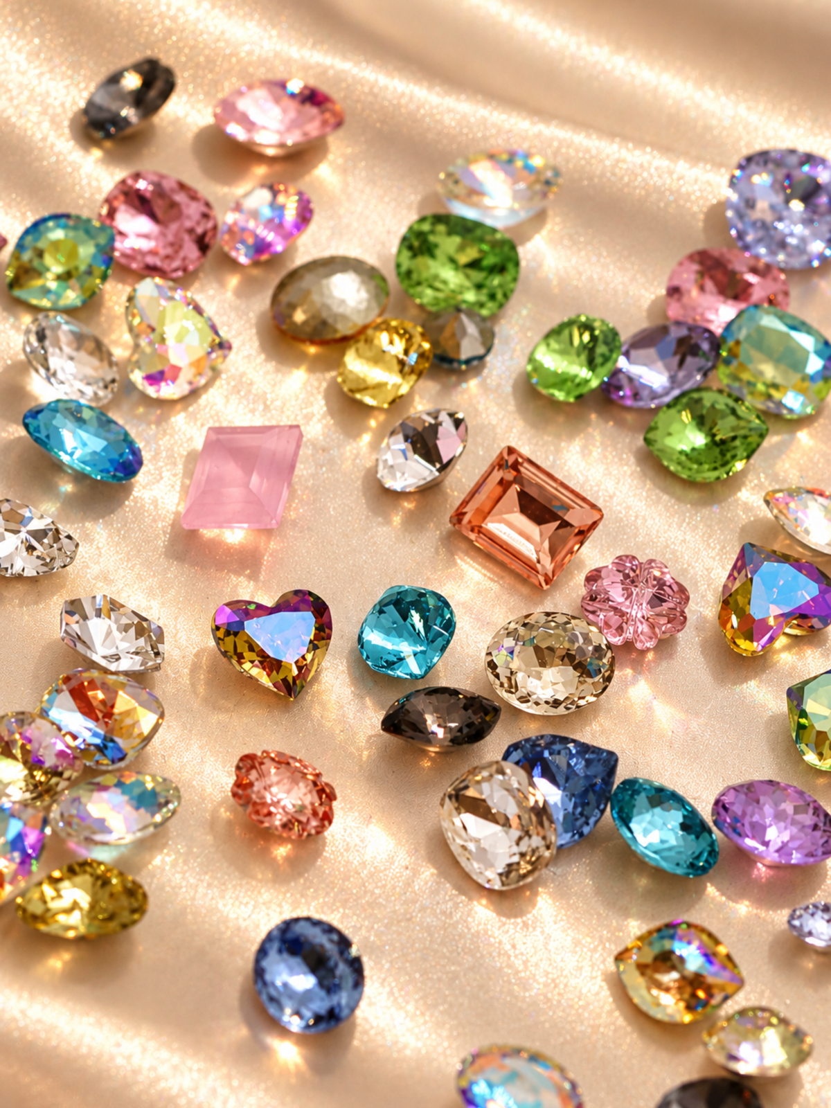 100pc Med Chunky Mix Crystal