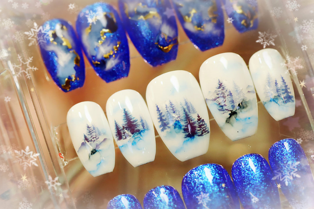 Hawaiian Holiday Press-On Nails