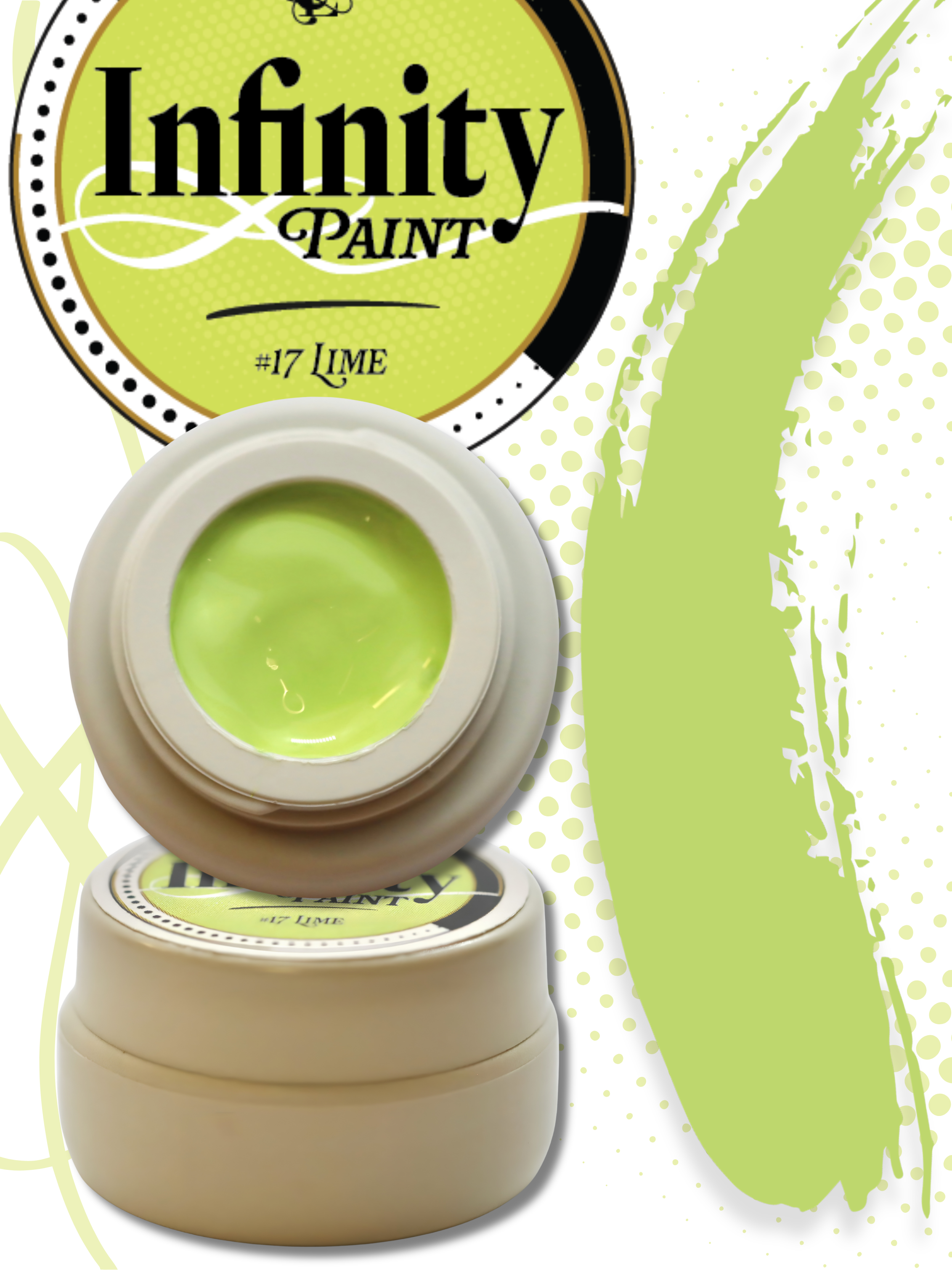 #17 Lime Infinity Gel Paint
